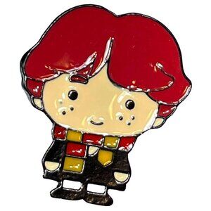 Weasley Red Scarf Lapel Pin Ron Harry Brooch Badge Accessories Jewelry Pin Gift